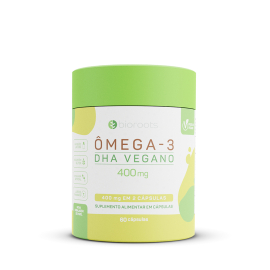 Ômega 3 Vegano 400mg com 60 Unidades - Bioroots