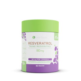 Resveratrol Grape Extract 80mg com 60 Unidades - Bioroots