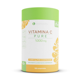 Vitamina C Vegan com 100 Unidades - Bioroots