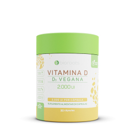 Vitamina D 2000UI com 30 Cápsulas - Bioroots