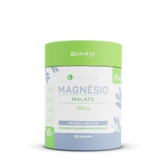 Magnésio Malato Vegan 500 mg com 60 cápsulas - Bioroots