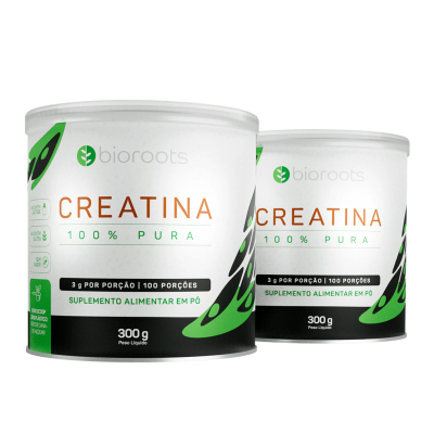 Kit 2 Creatinas 100% Pure 300g - Bioroots